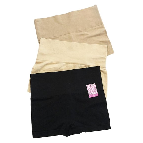 Anemone Mid Rise Tummy Control Booty Boy Shorts - Picture 4 of 4